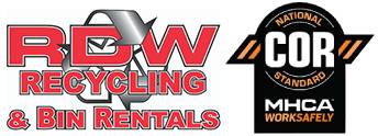 RDW Recycling & Bin Rentals Logo
